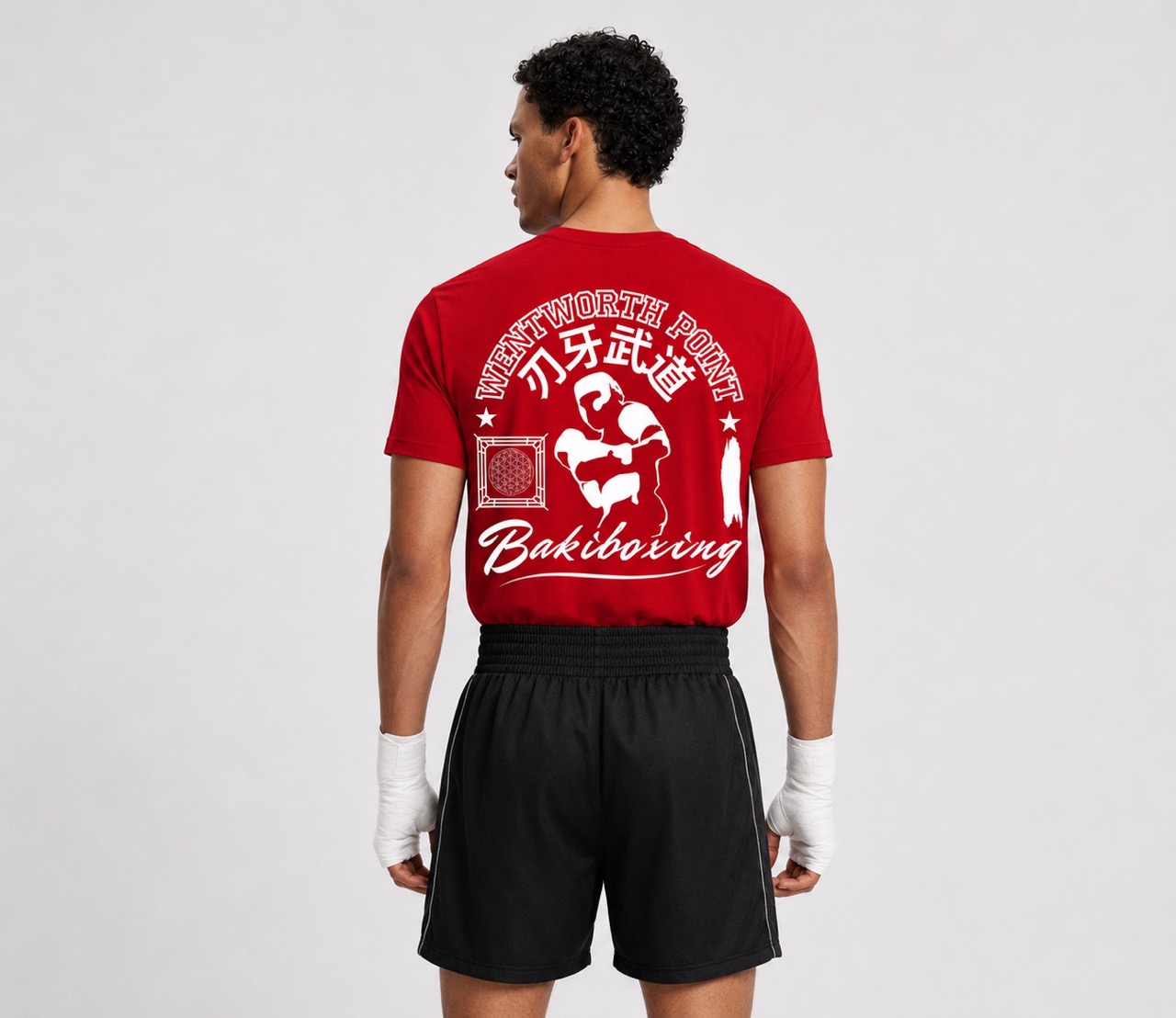 Baki Boxing Team T-shirt back